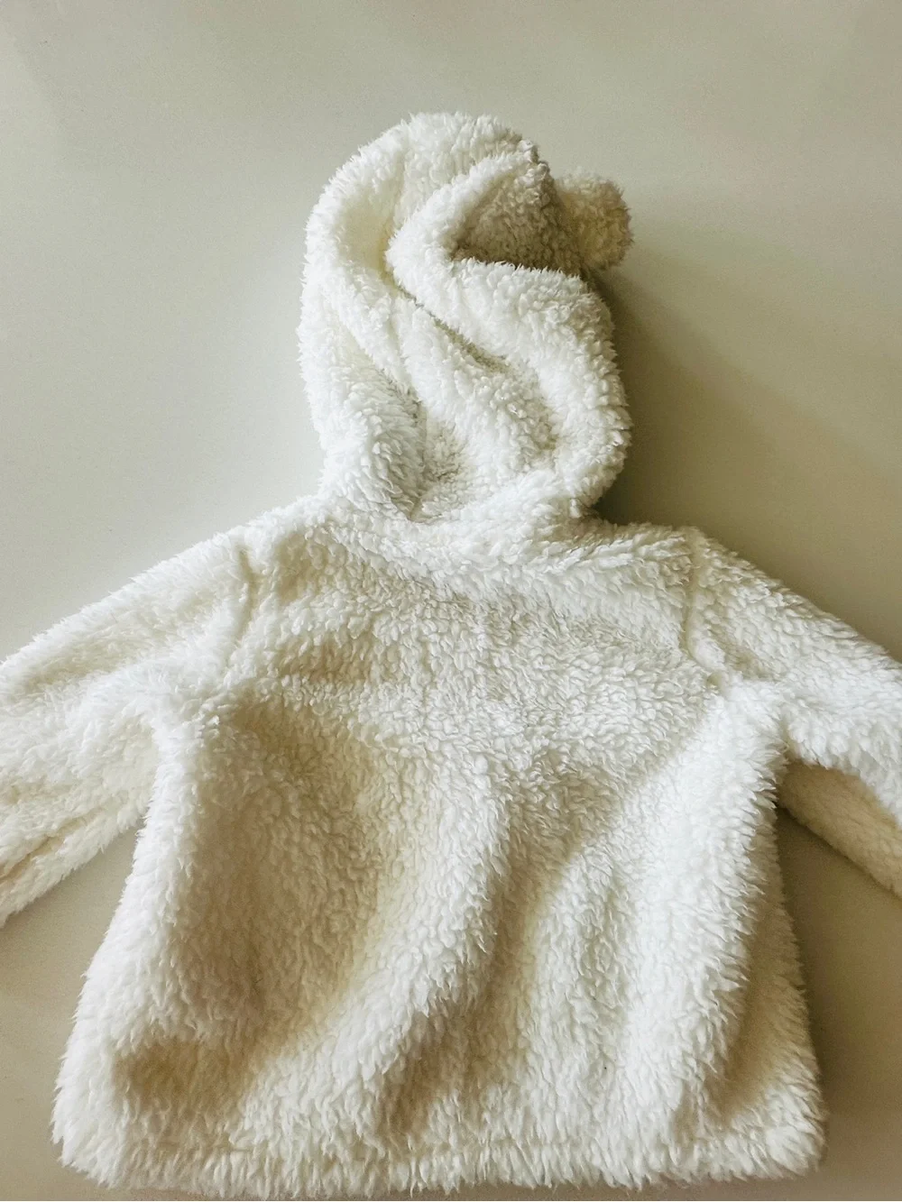 Carter’s size 3 months Cozy Plush Hooded Baby Jacket teddy bear ears